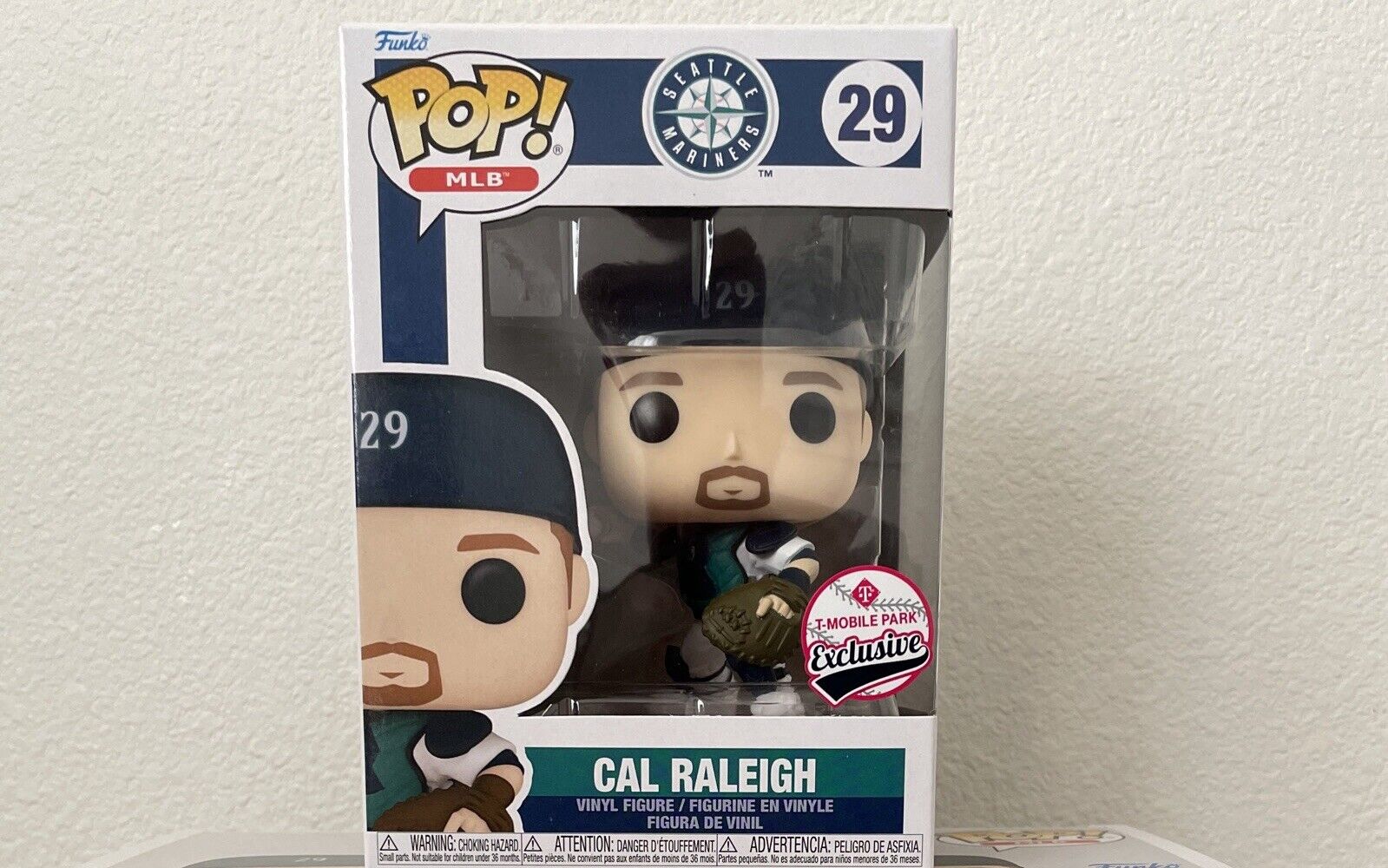 Seattle Mariners 2024 Cal Raleigh Funko Pop SGA T-Mobile Park Exclusive
