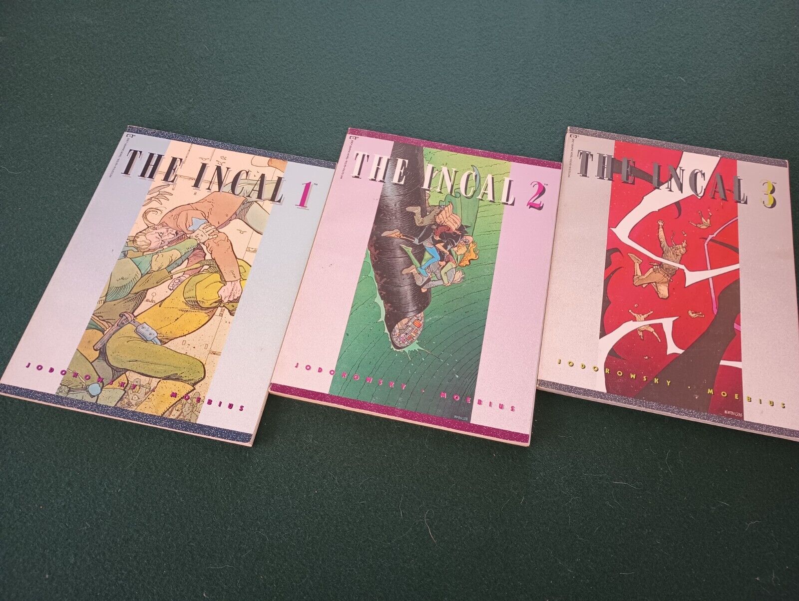 Moebius Graphic Novels: The Incal #1, 2, 3 Epic Comics 1st print