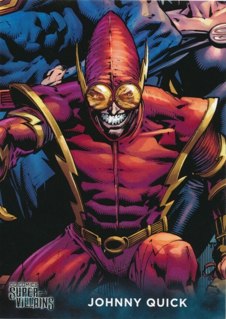 #19 JOHNNY QUICK 2015 Cryptozoic DC Super Villains CRIME SYNDICATE