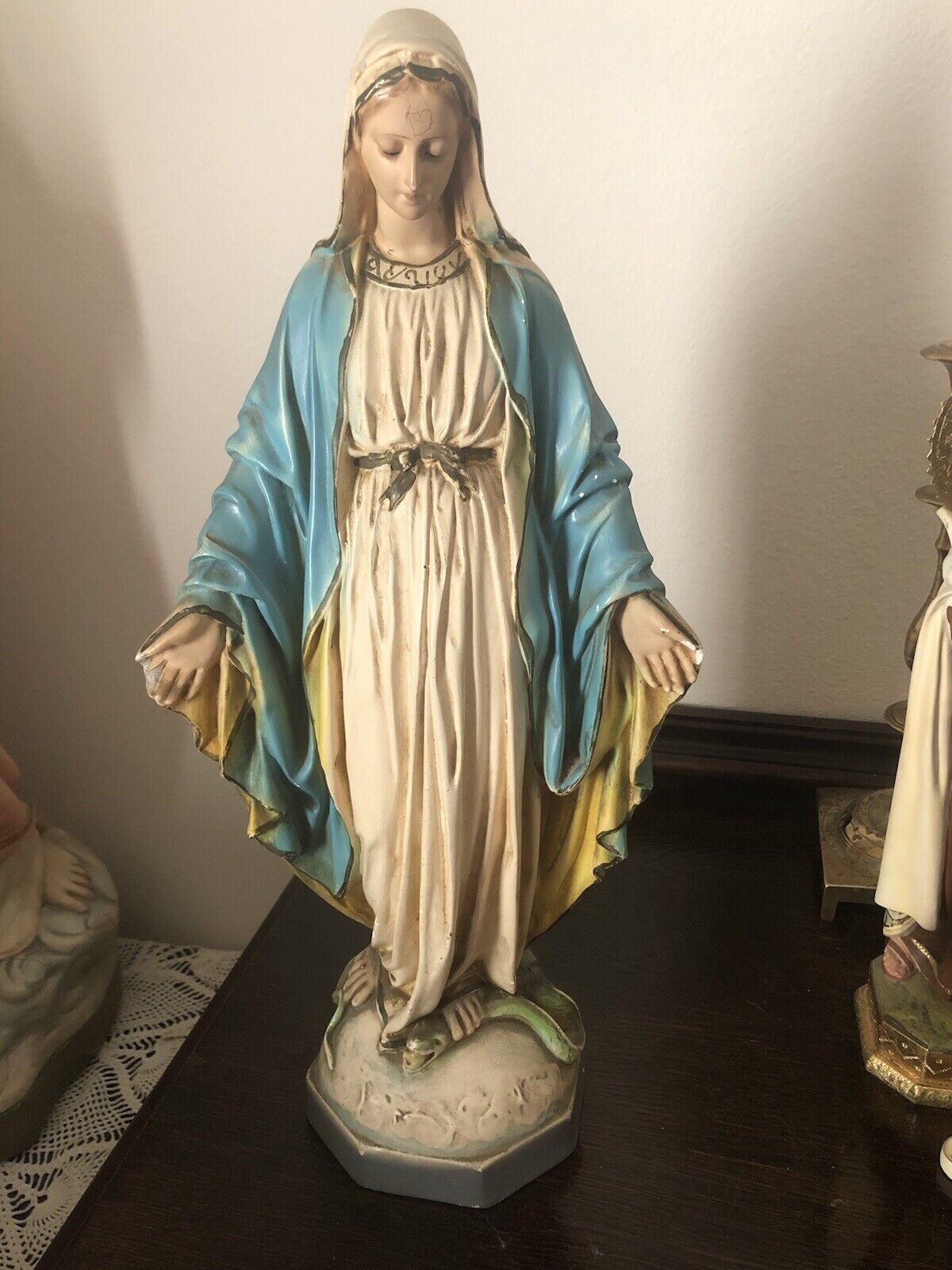 Large Mary, Our Lady Of Grace Statue, 17” Tall