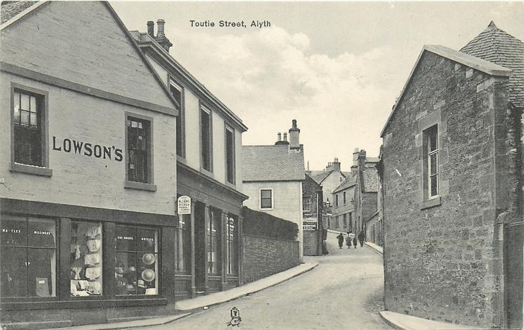 Alyth Scotland Toutie Street OLD PHOTO