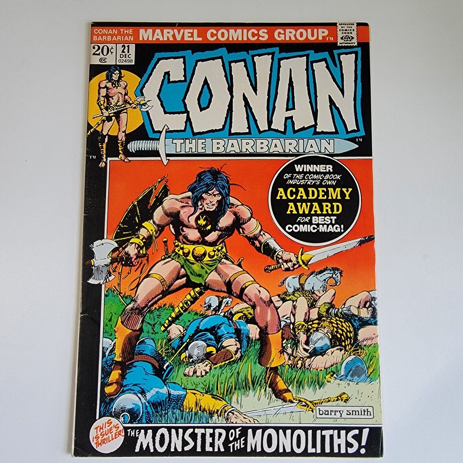 Conan the Barbarian #21 1972 The Monster of the Monoliths
