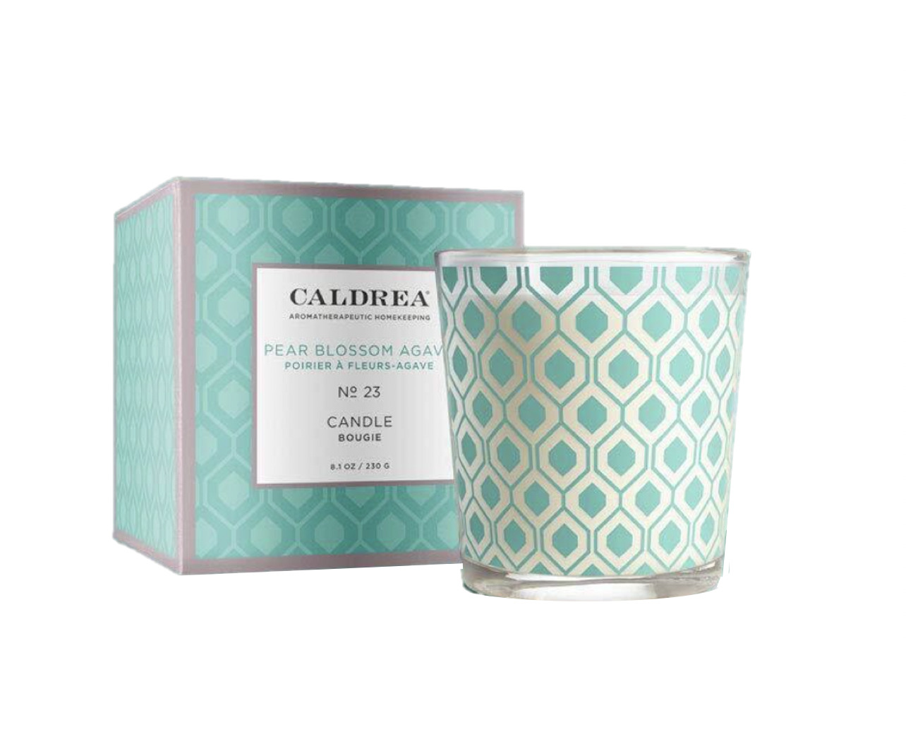 Caldrea Scented CAndle Made With Essential Oils - Pear Blossom Agave No.23