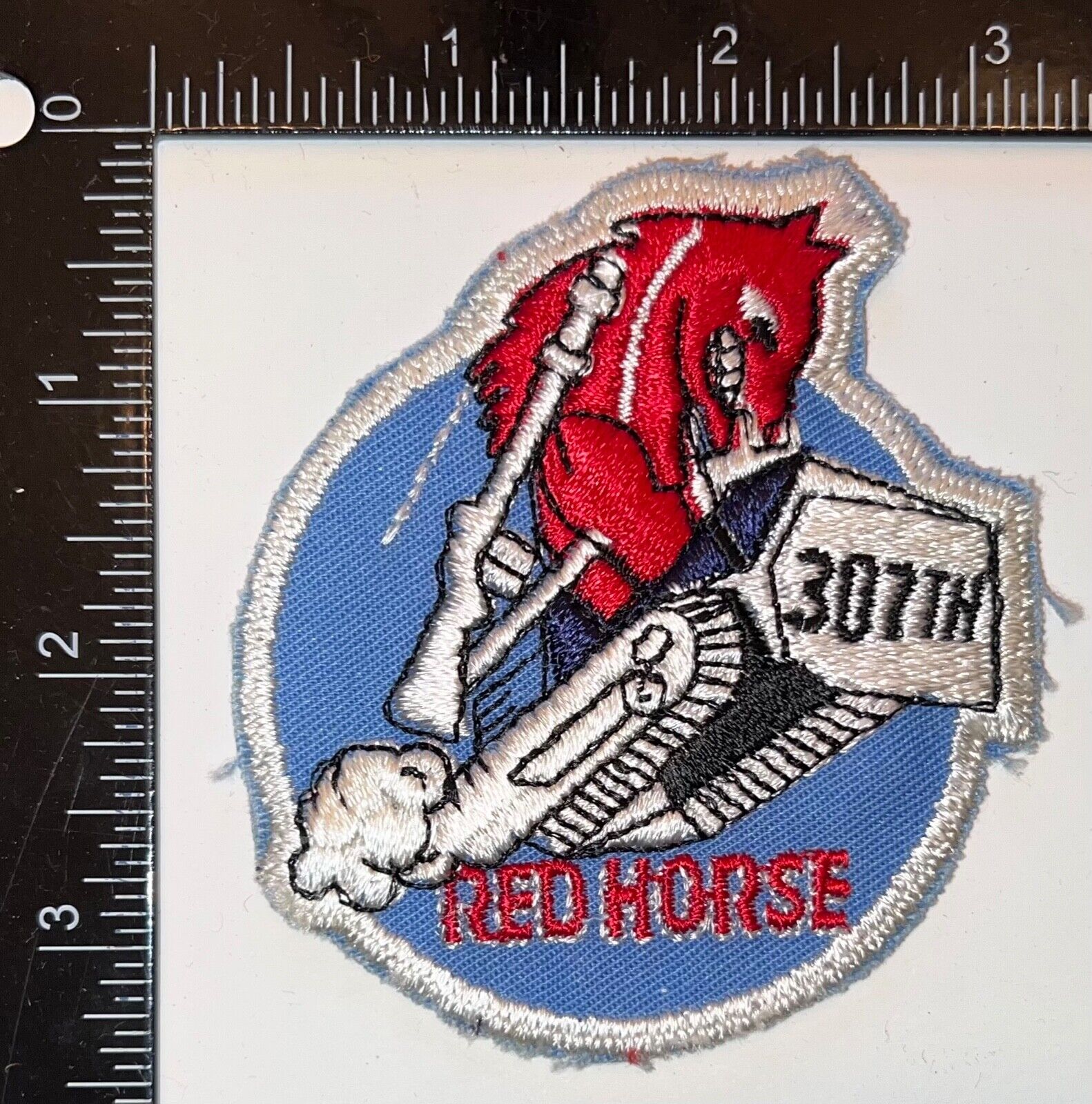 Cold War USAF US Air Force 307th Red Horse Civil Engineer Squadron Patch