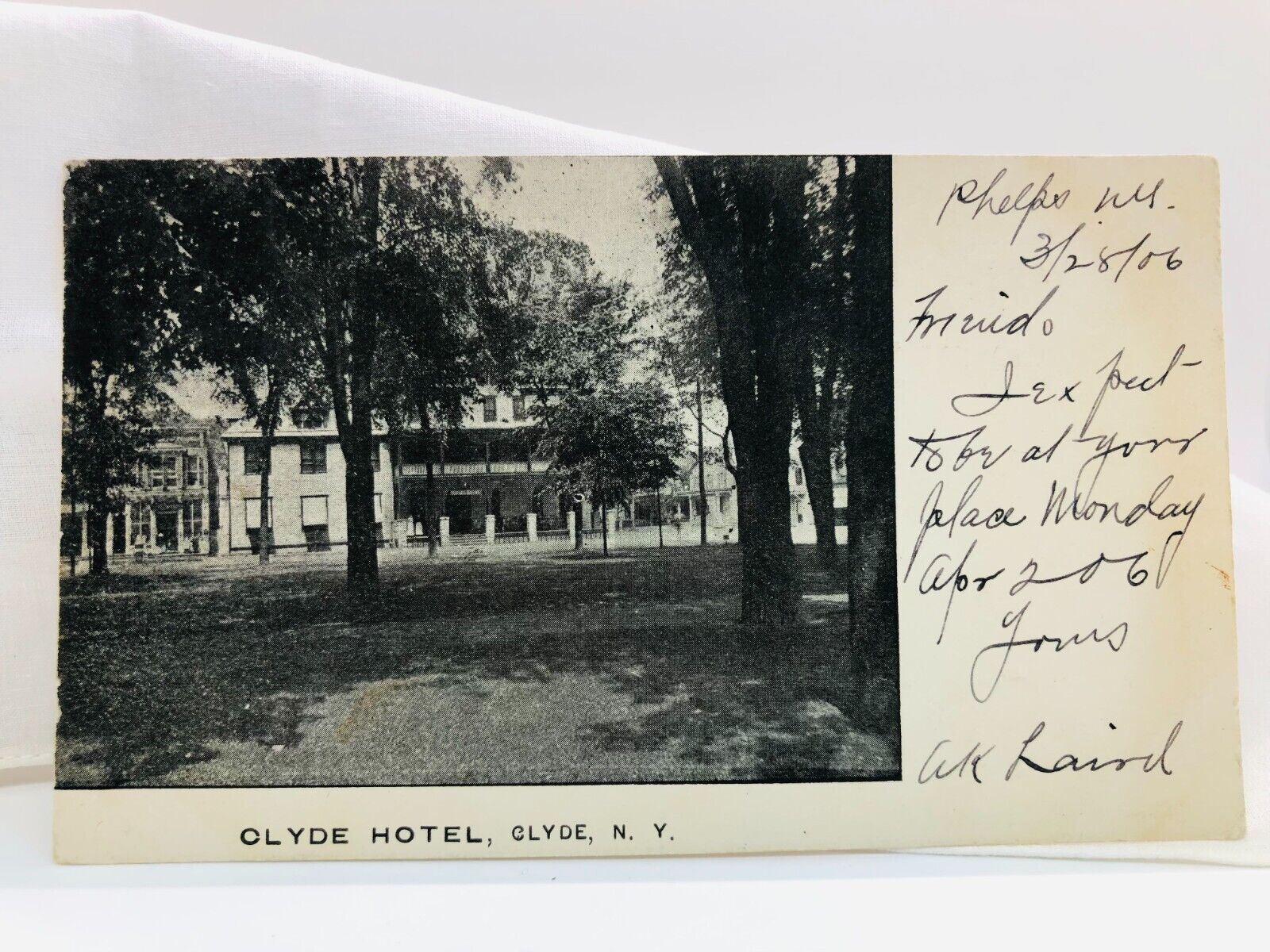 Clyde, NY Clyde Hotel PC, 1906 #520