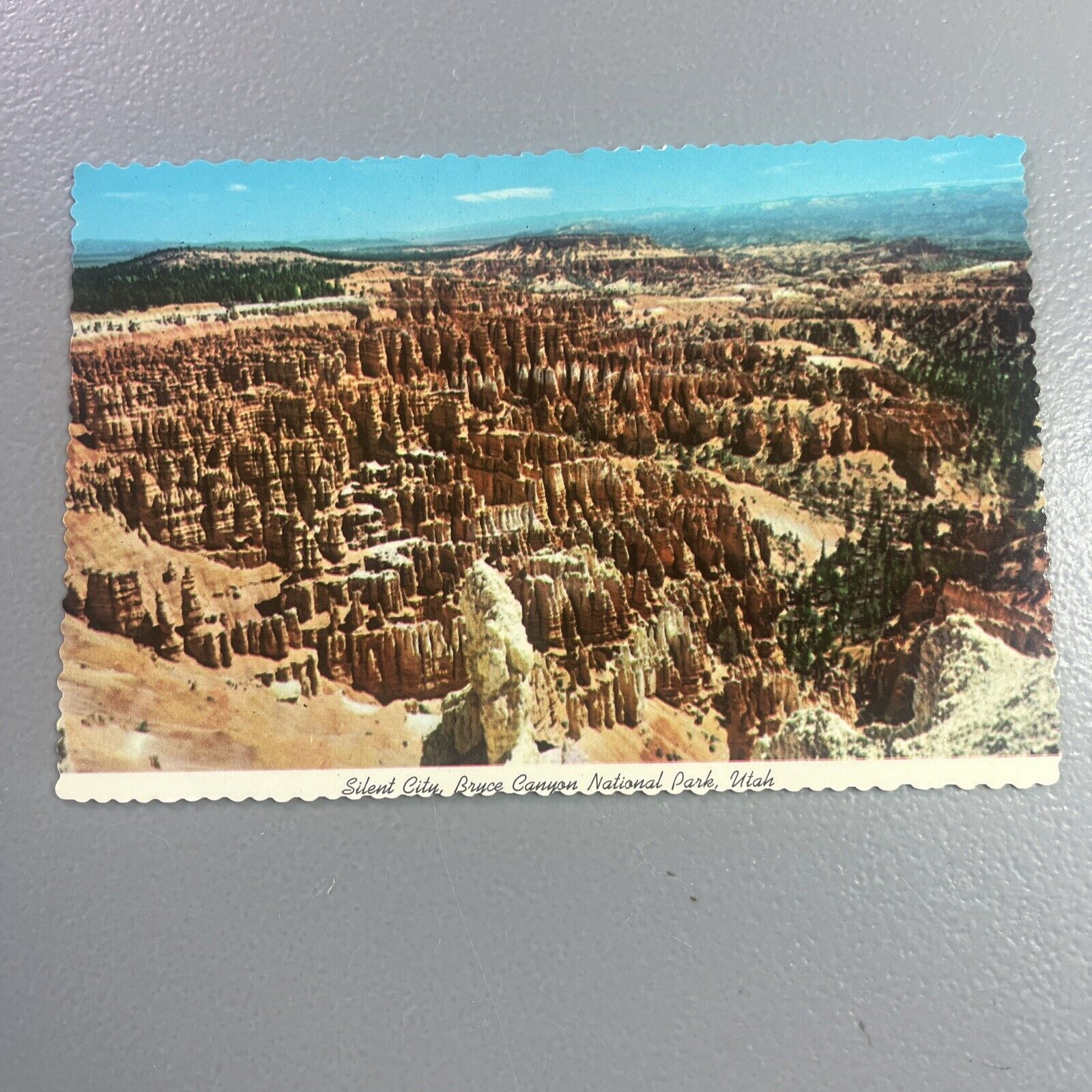Bryce Canyon National Park Utah Chrome Vintage Postcard