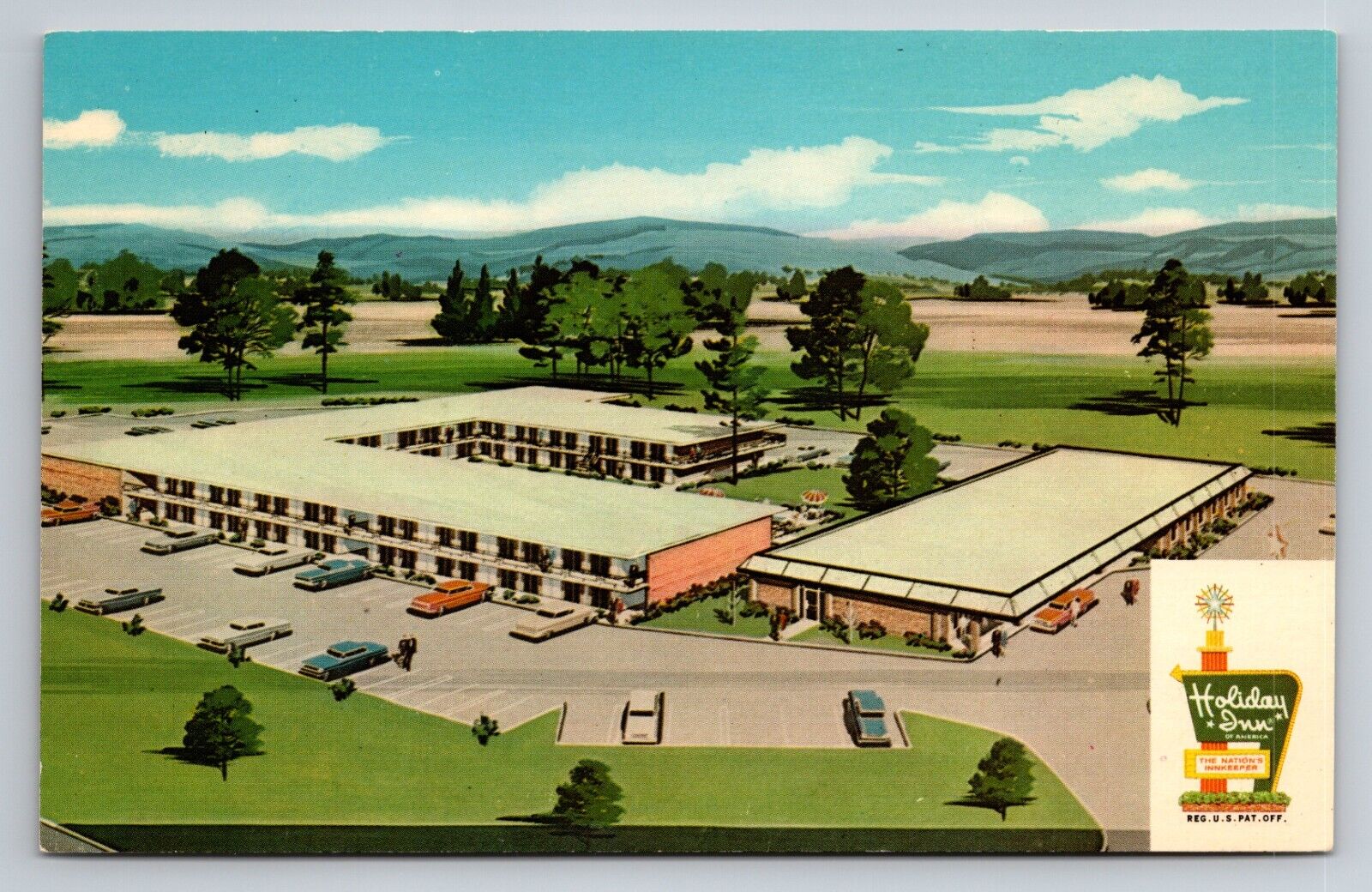 Holiday Inn North Tucson Arizona Vintage Unposted Postcard