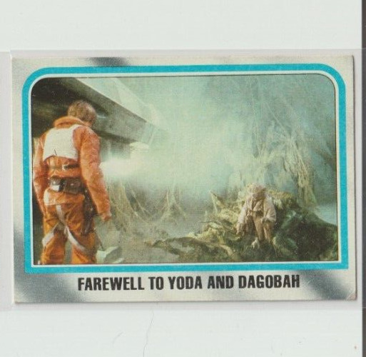 1980 Topps Star Wars Empire Strikes Back #184 Farewell to Yoda and Dagobah