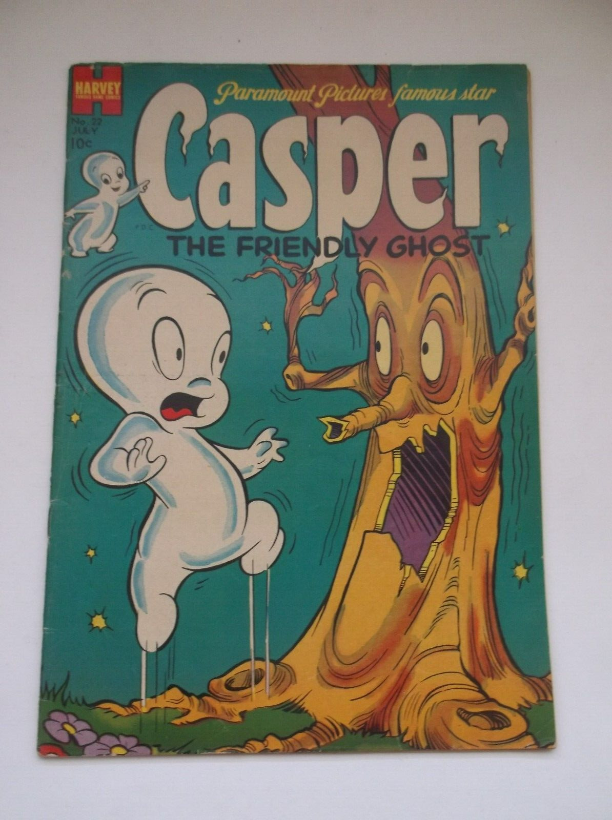 HARVEY COMICS: CASPER THE FRIENDLY GHOST #22, VERY SCARCE, 1954, VG+ (4.5)