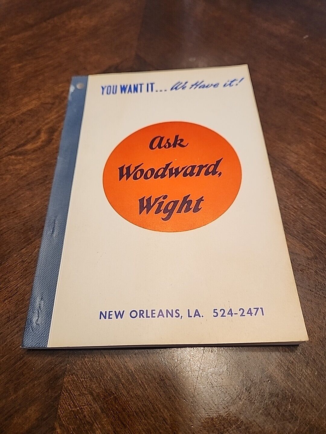 Vintage Woodward Wight Notebook New Orleans