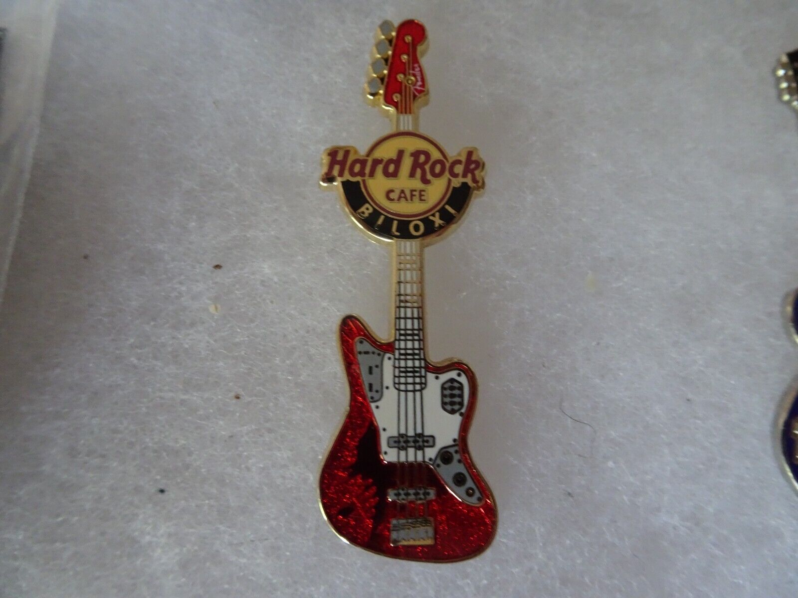 Hard Rock Cafe pin Biloxi Fender Guitar series 2011