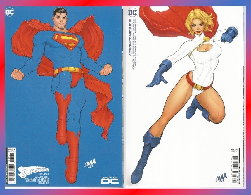 Superman #7/850 & Action Comics #1051 2023 - Nakayama Variants Lot of 2 Both NM+