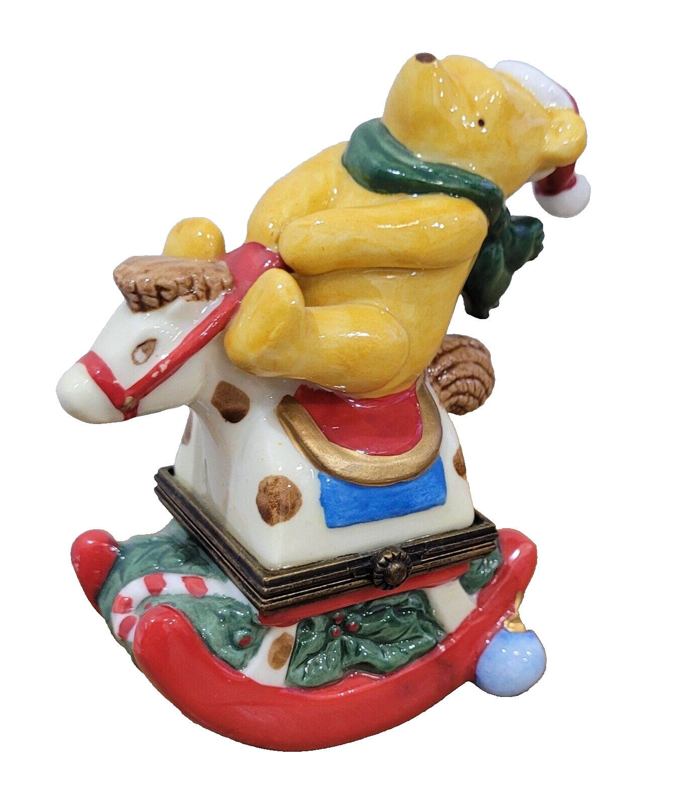 Disney Winnie The Pooh Trinket Box Christmas Rocking Horse Midwest Cannon Falls
