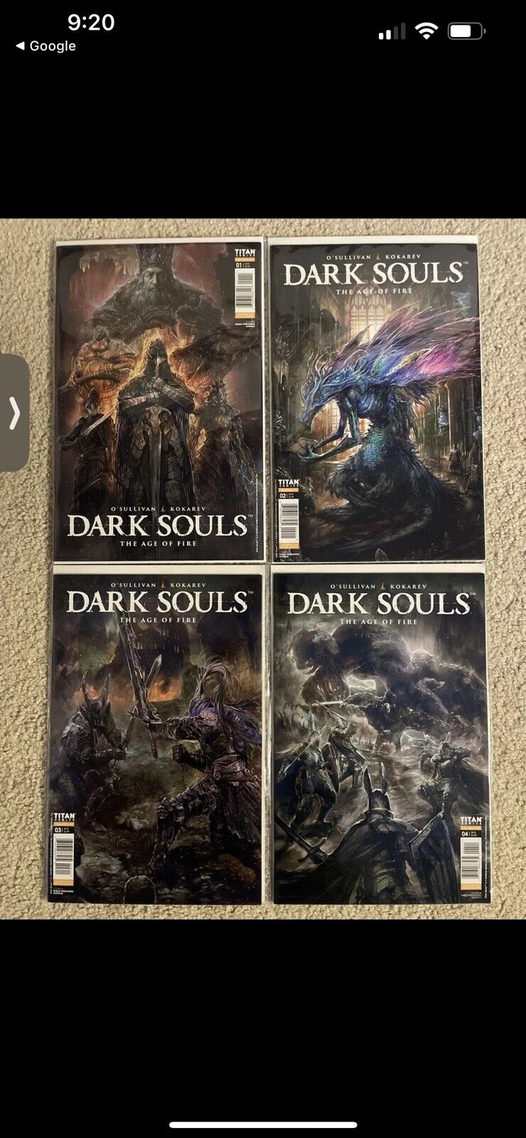 Dark Souls Vol. 1-4 1 2 3 4 Titan Comics
