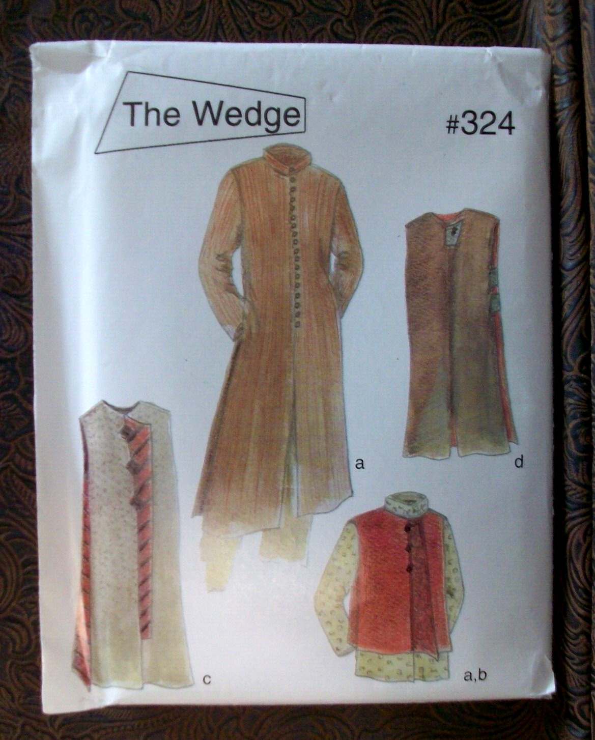 Lois Ericson 1998 Vintage Sewing Pattern 324 The Wedge Shirt & Vest Ann Charles