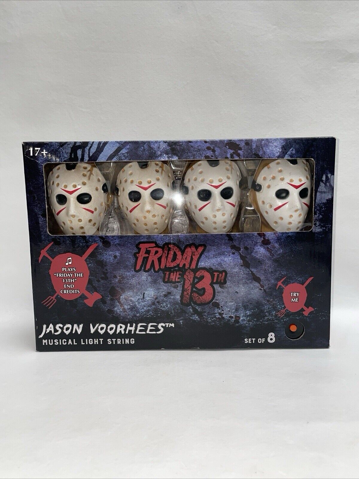 Jason Voorhees Friday The 13th LED String Lights w/Music NEW