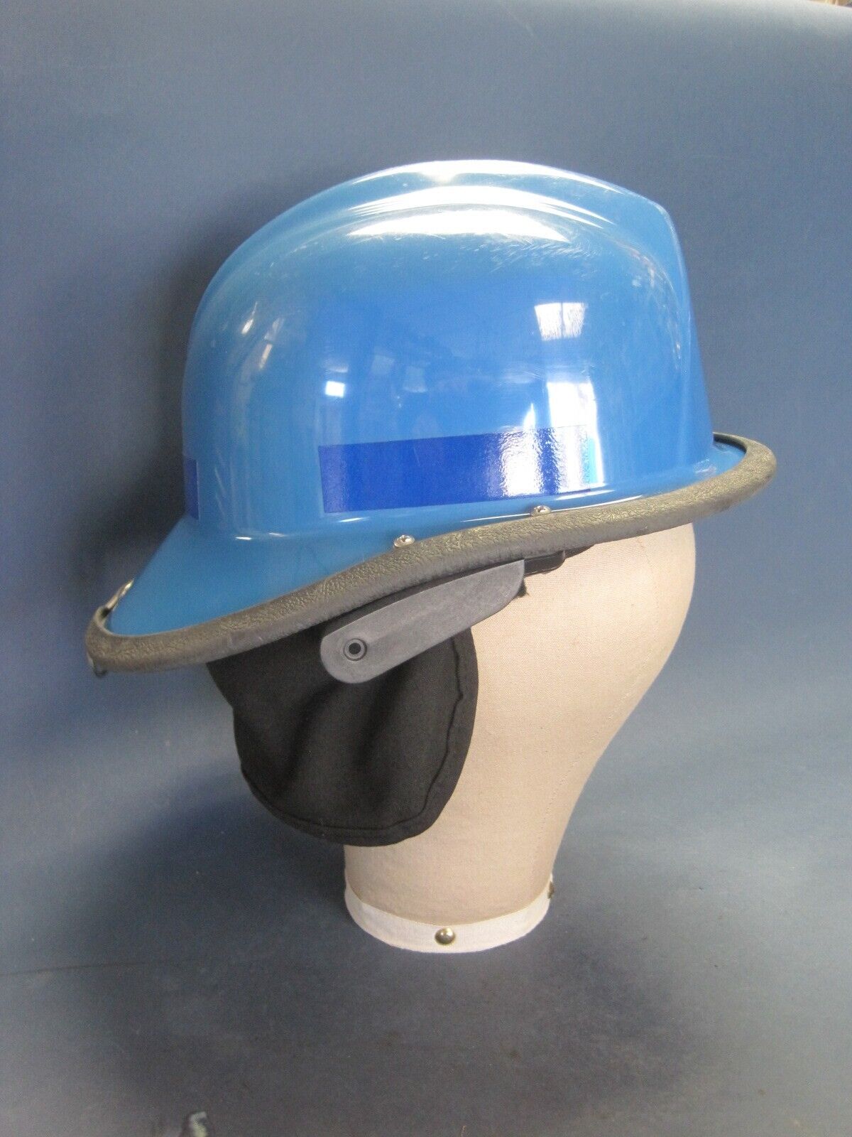 BULLARD LT Series Fire Helmet Adjustable Size w Rear & Side Protector VGUC
