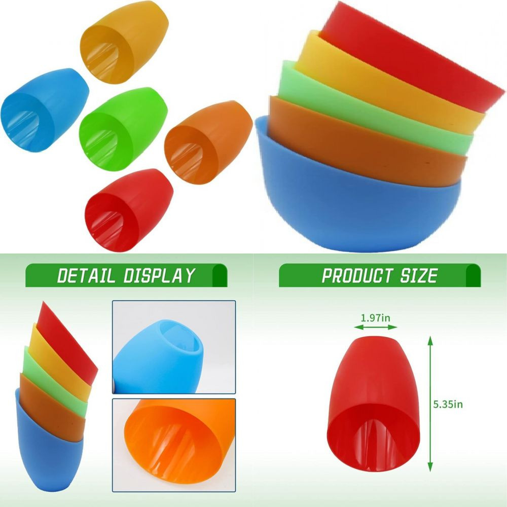 5 Color Plastic Replaceable Shades 1.65\