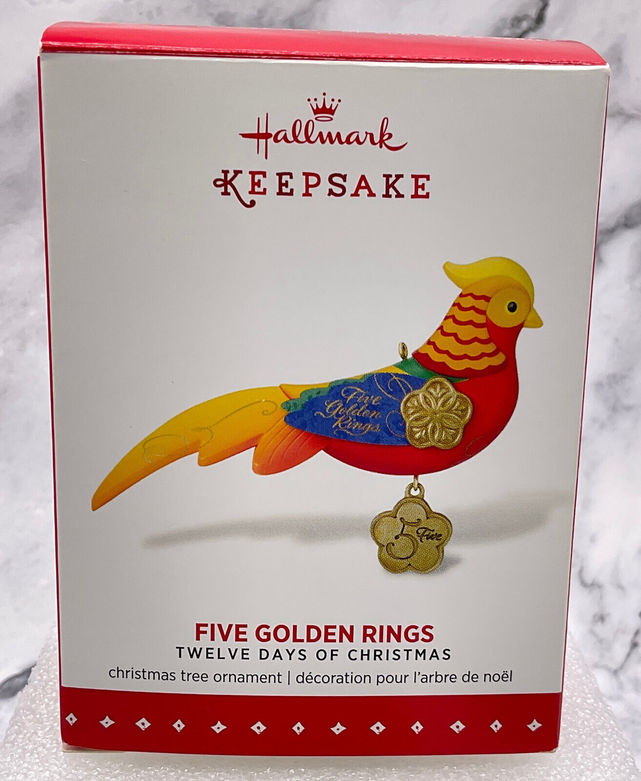 Hallmark Keepsake 2015 Five Golden Rings #5 in Series ~ QX9179