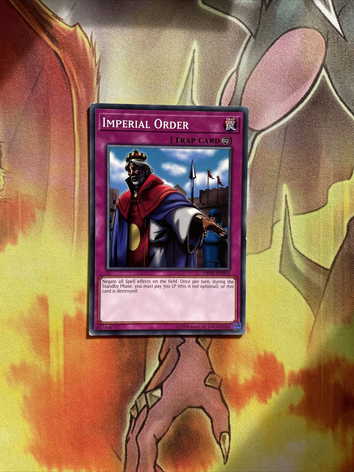 OP09-EN023 Imperial Order common Yugioh card LP/NM