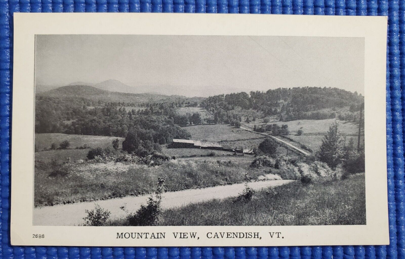 Vintage Mountain View Cavendish Vermont VT Postcard