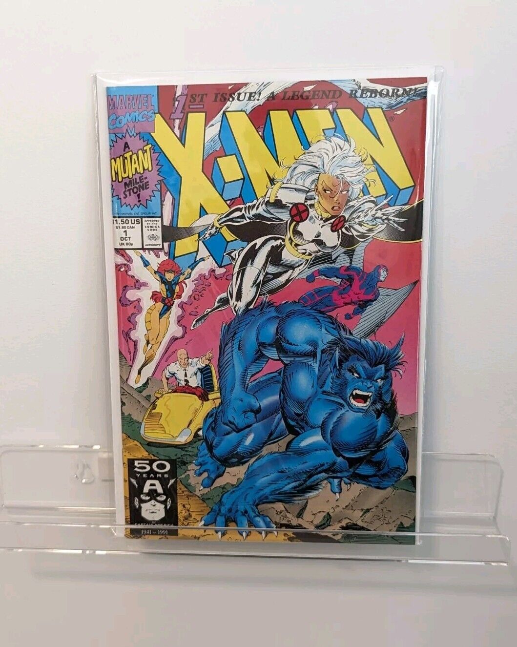 X-Men #1 (1991) Jim Lee Cover Key 1st team appearance of the X-Men Gold