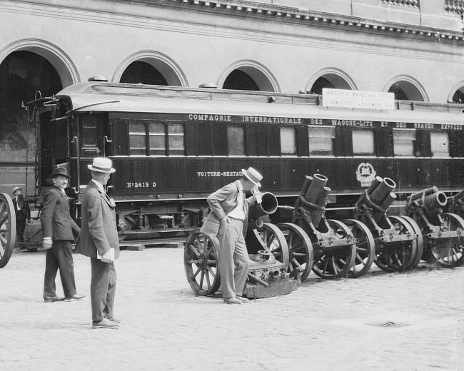 Railroad carriage where Armistice ending World War I was signed Photo Print