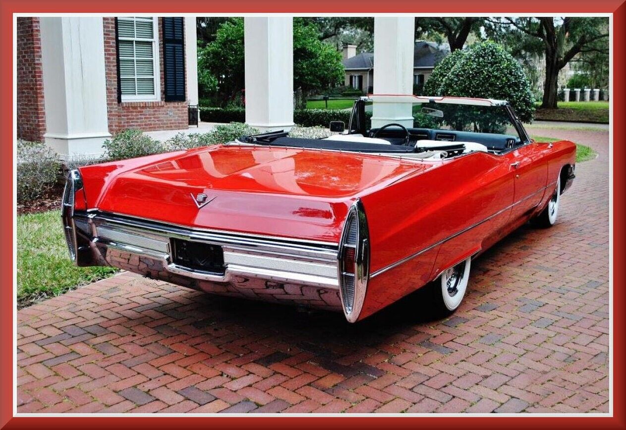 1968 Cadillac Deville Convertible, Refrigerator Magnet, 42 MIL Thickness