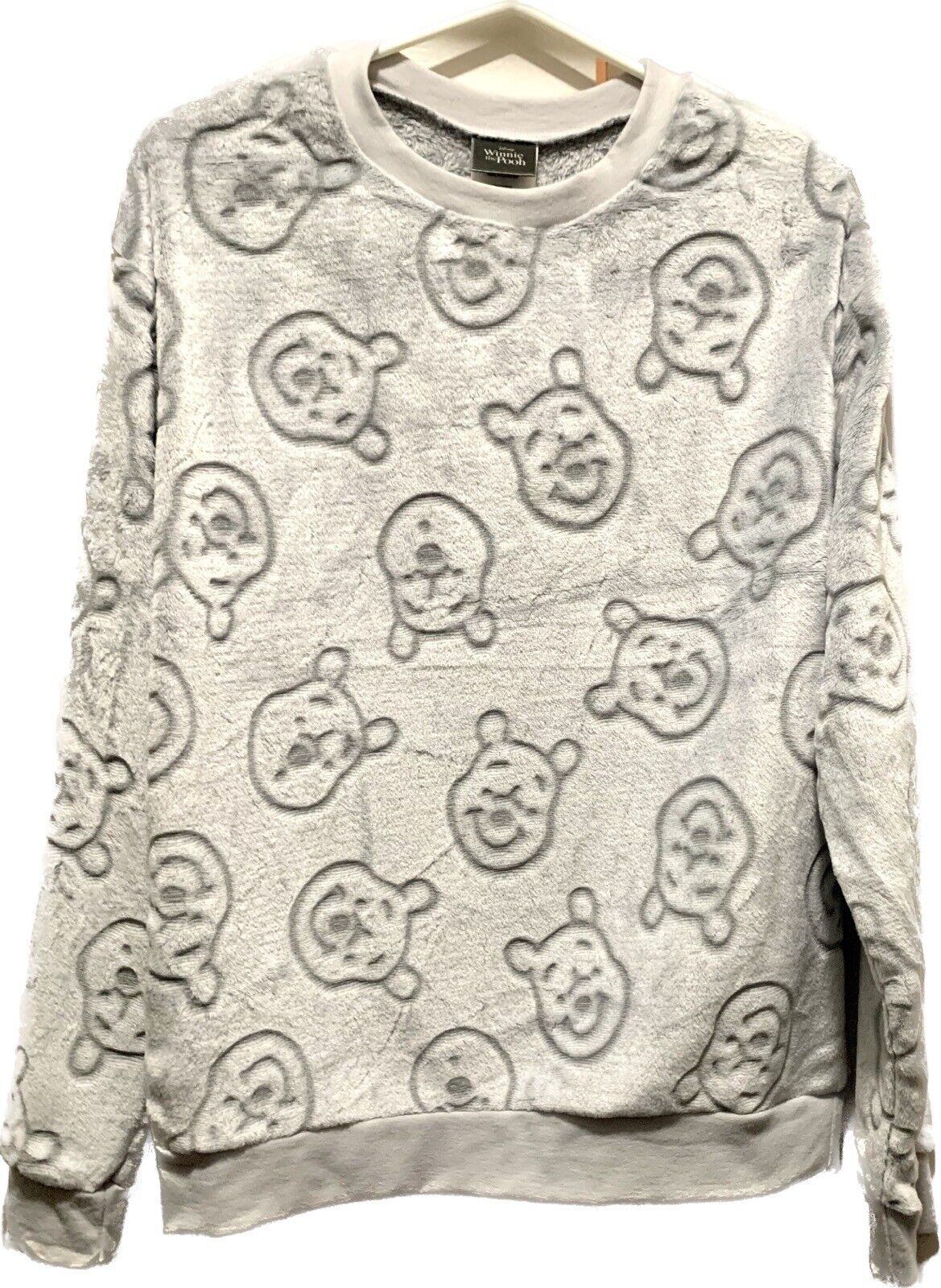 Disney Winnie The Pooh Women’s Sweatshirt Size Medium, Cozy Soft Sweater Cute