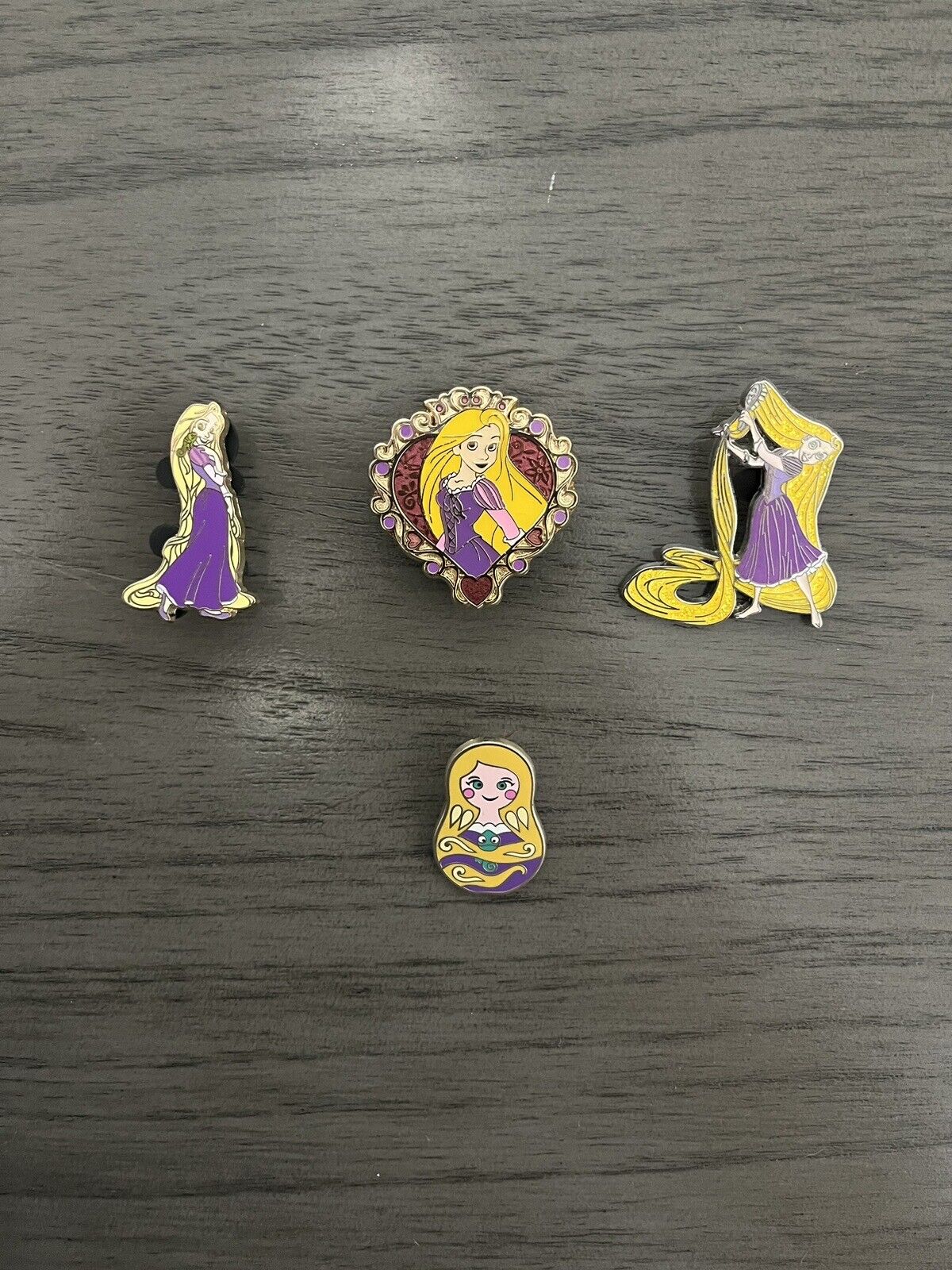 Disney DLR Princess Rapunzel Pins Tangled Pascal