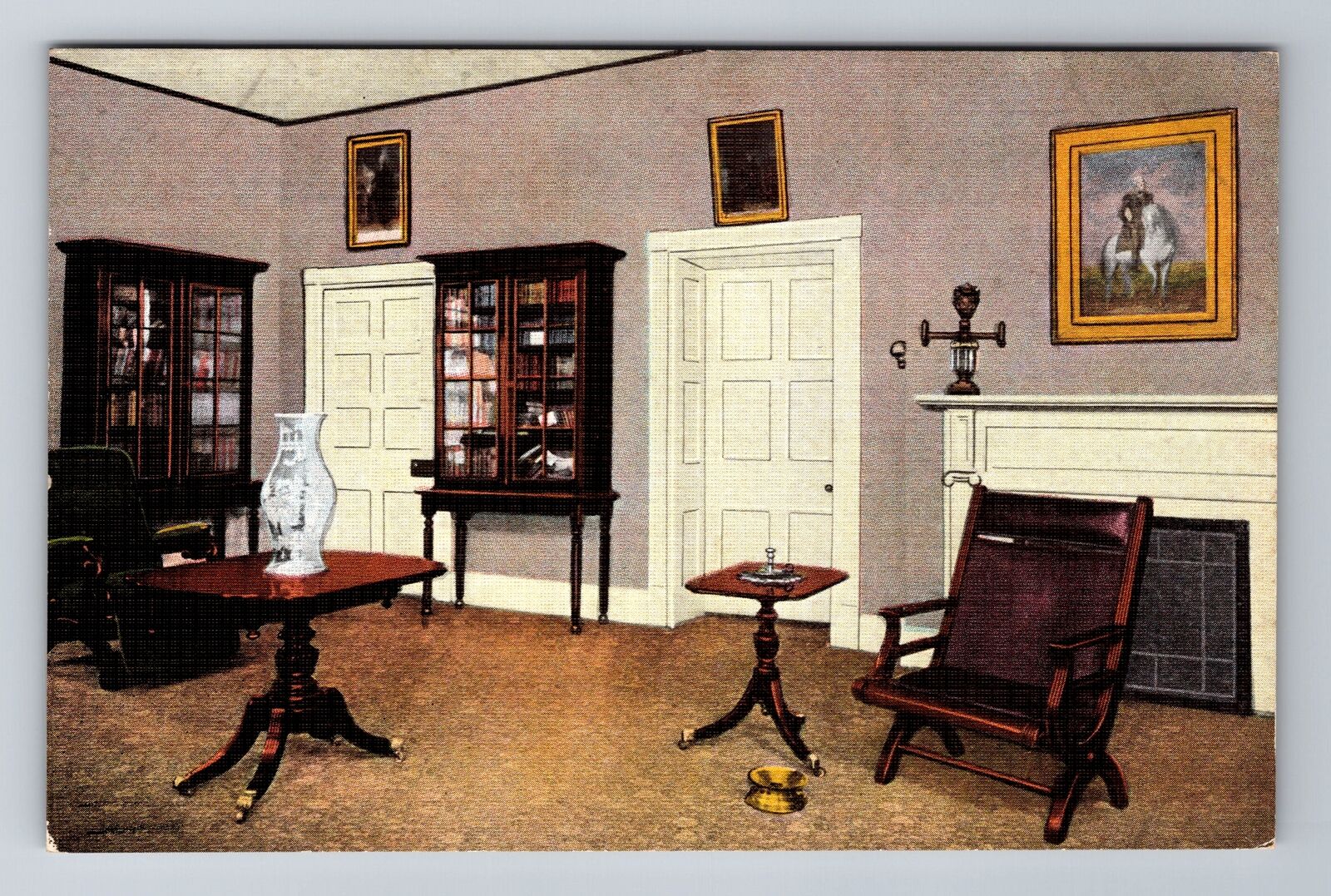 Nashville TN- Tennessee, Office Hermitage Home Andrew Jackson, Vintage Postcard