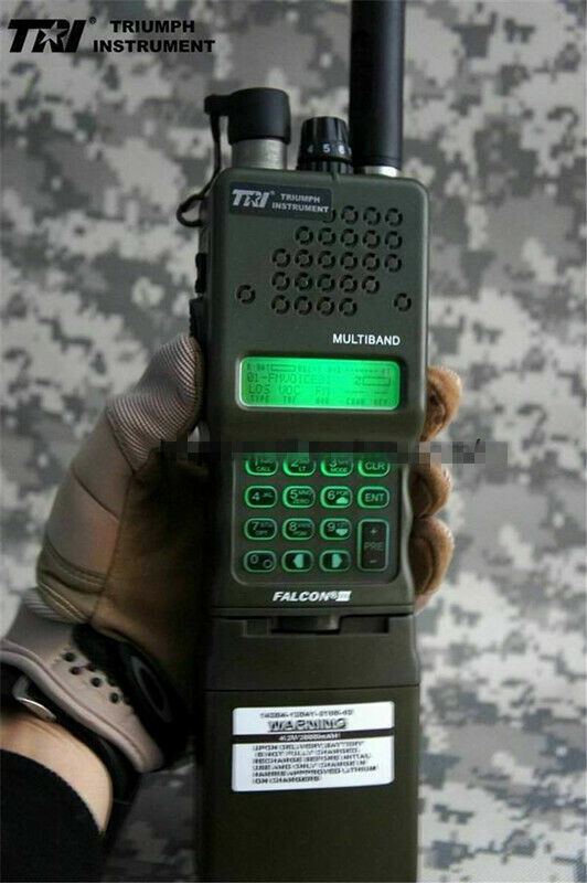 15W TRI AN/PRC-152 Handheld Radio MBITR Multiband Walkie Talkie Aluminum Shell