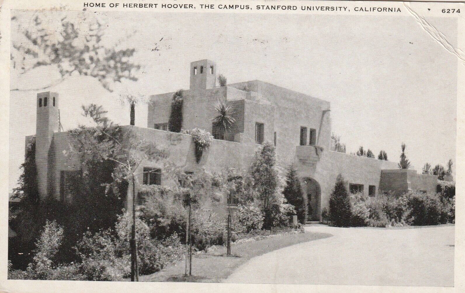 Stanford University CA-California, Home Of Herbert Hoover Vintage Postcard