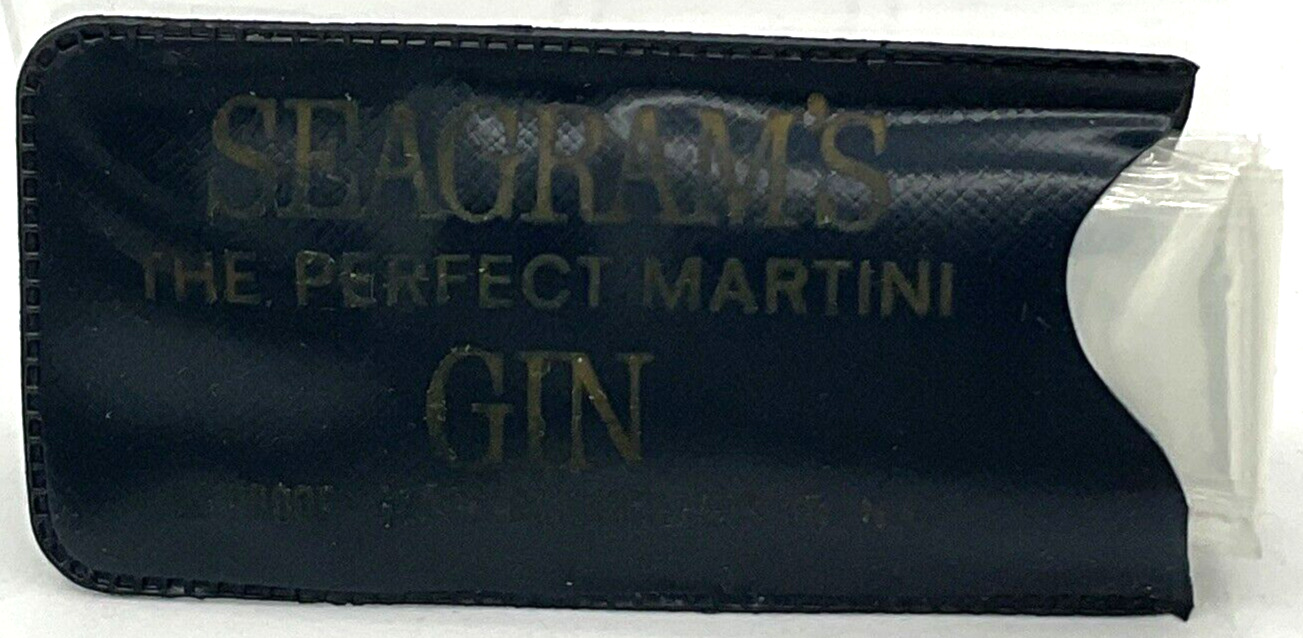 Vintage Seagram’s Perfect Martini Gin Advertising Promo Rain Bonnet Distillery