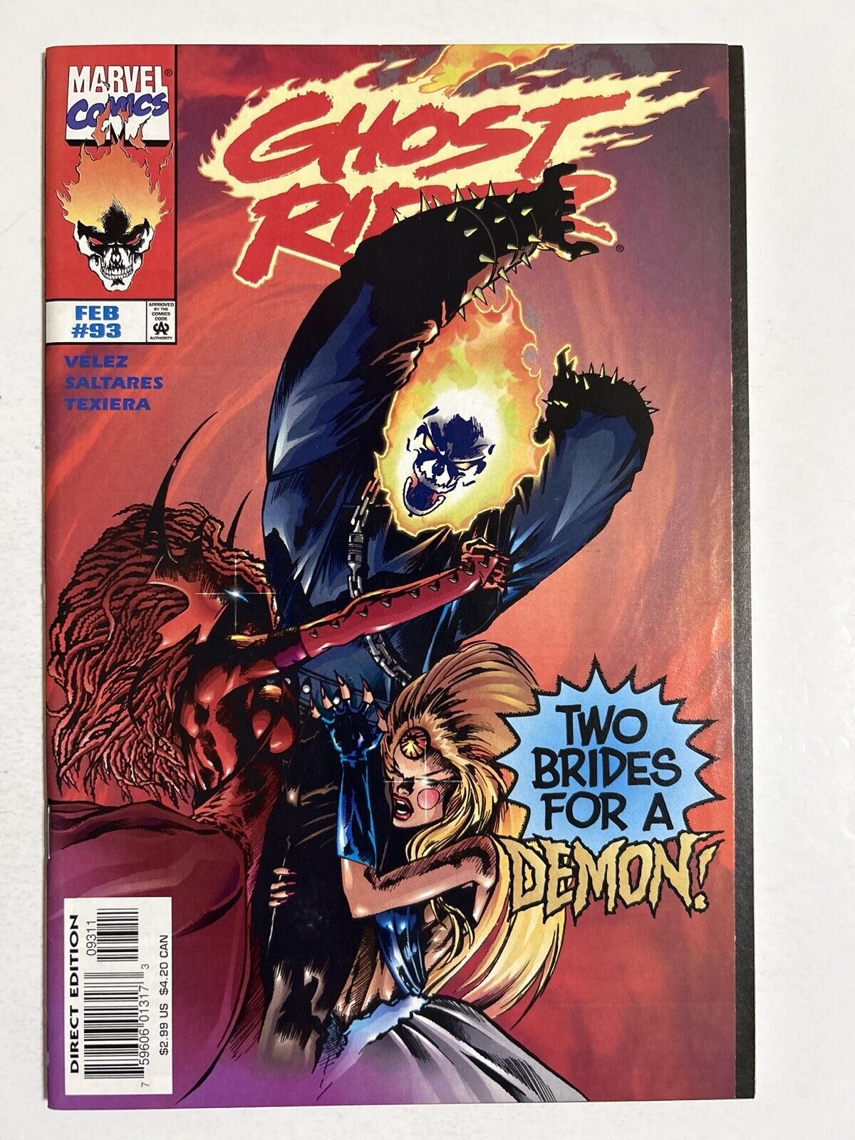 Ghost Rider 2nd Series #93 VF- 7.5 