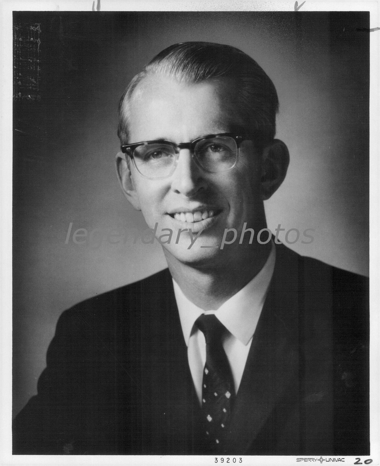 1975 Portrait of Educator James C Fletcher Original News Service Photo