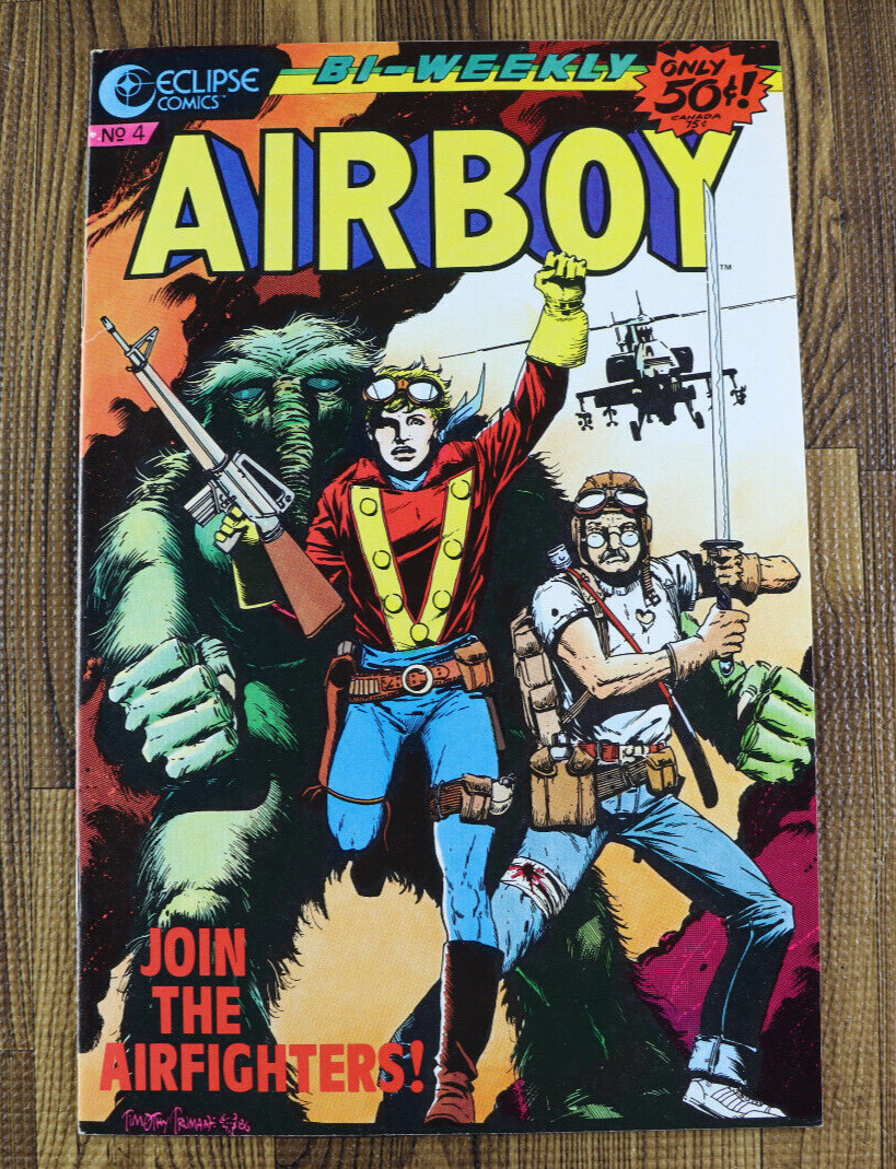 1986 Eclipse Comics AIRBOY #4 FN/FN+