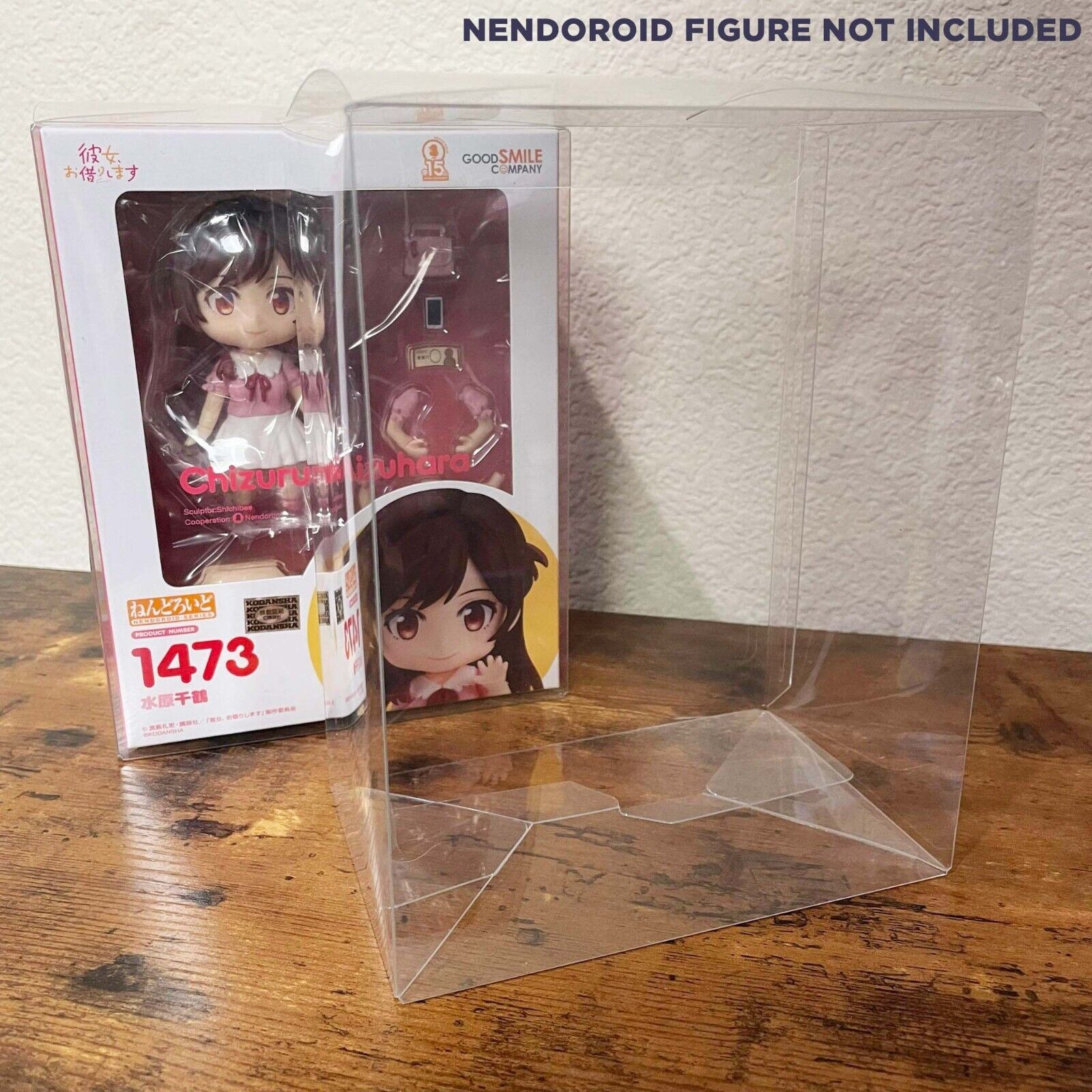 Nendoroid Clear Box Protector | Auto Lock Bottom & Protective Film | Std. Size