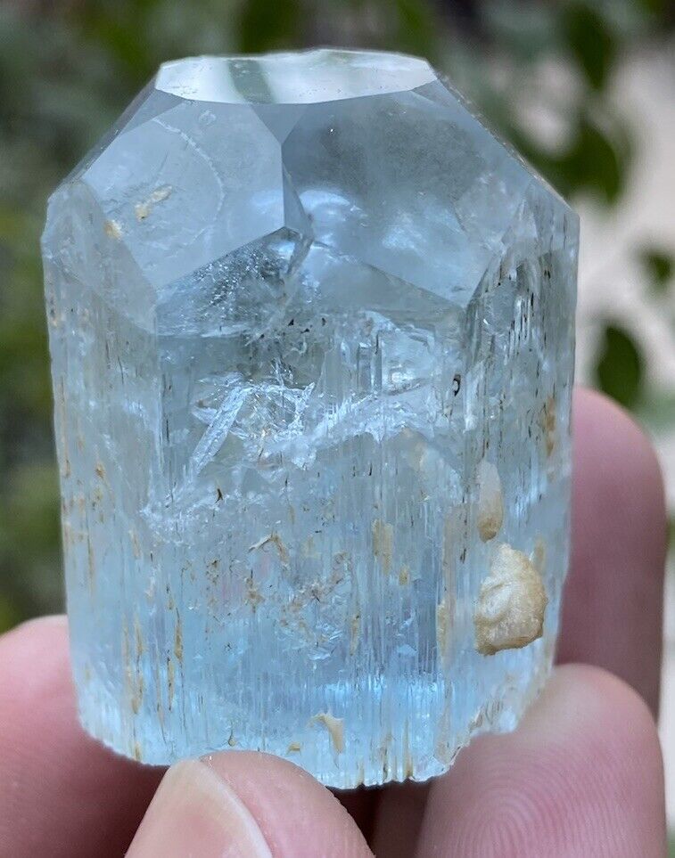 Stunning Natural Sky Blue Terminated Aquamarine Crystal 275 CTS
