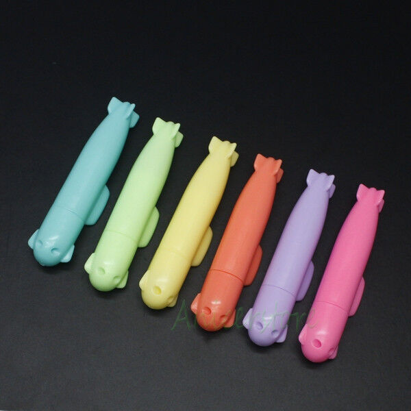 6pcs Different Color Mini Cute Gift Highlighter Highlight Fluorescent Pen