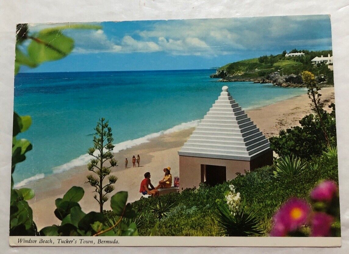 Windsor Beach, Tucker\'s Town, Bermuda. Postcard (H2)