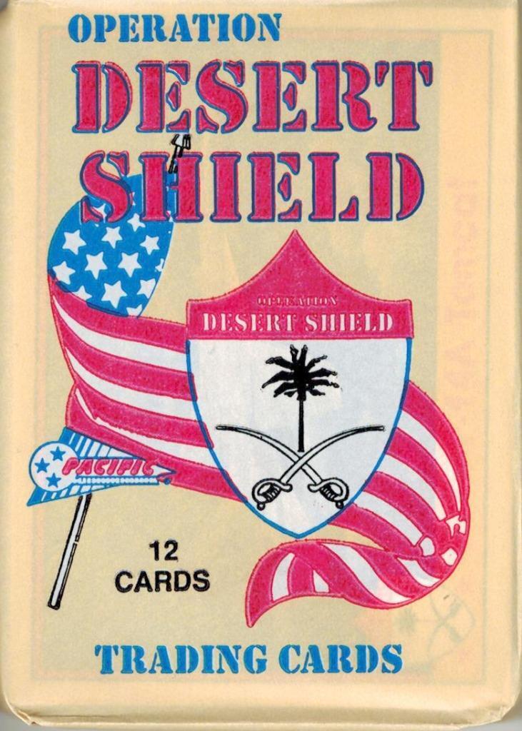 1991 Pacific Desert Shield Trading Card Pack