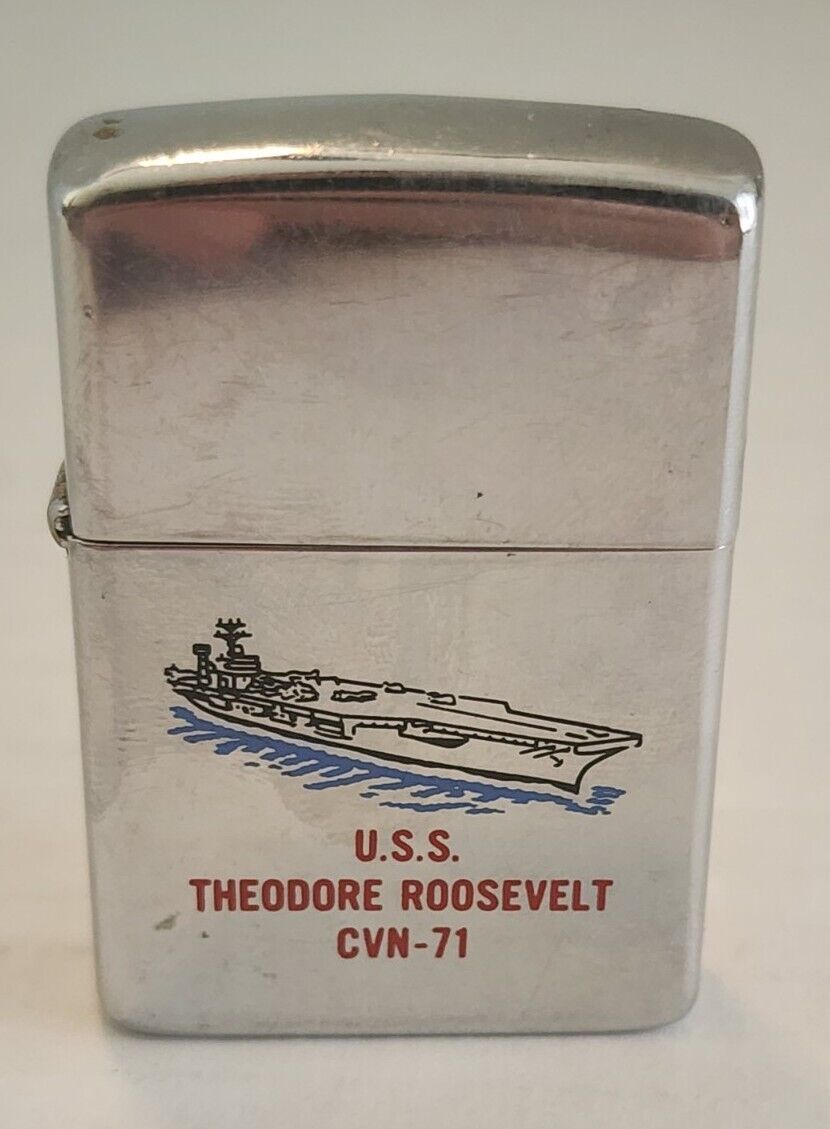 RARE U.S.S. Theodore Roosevelt CVN-71 Zippo