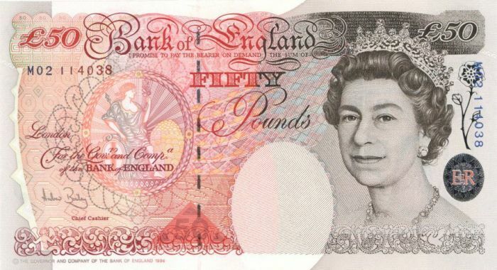 Great Britain - 50 Pounds - P-388c - 1994 (2006) dated Foreign Paper Money - Pap