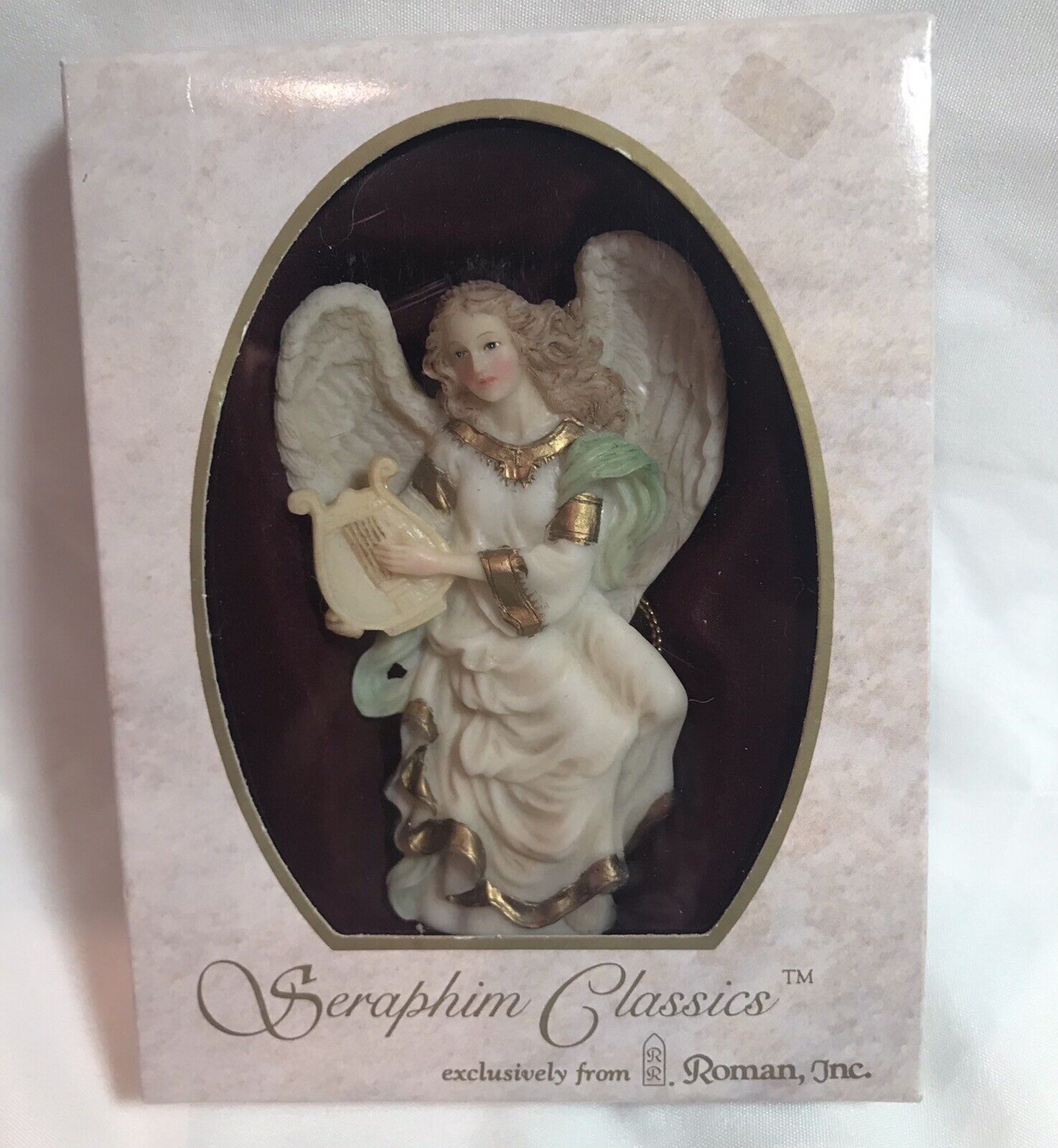 Seraphim Classics Cymbeline Peacemaker Angel Ornament 1994 Roman Inc