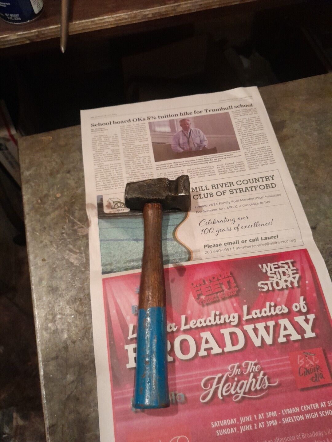 Vintage Blacksmith Swage Hammer