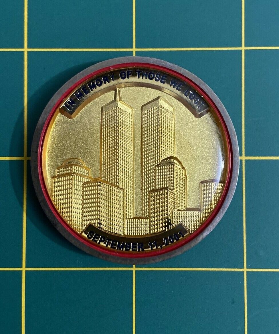 Challenge Coin, In Memory of Those We Lost, September 11, 2001
