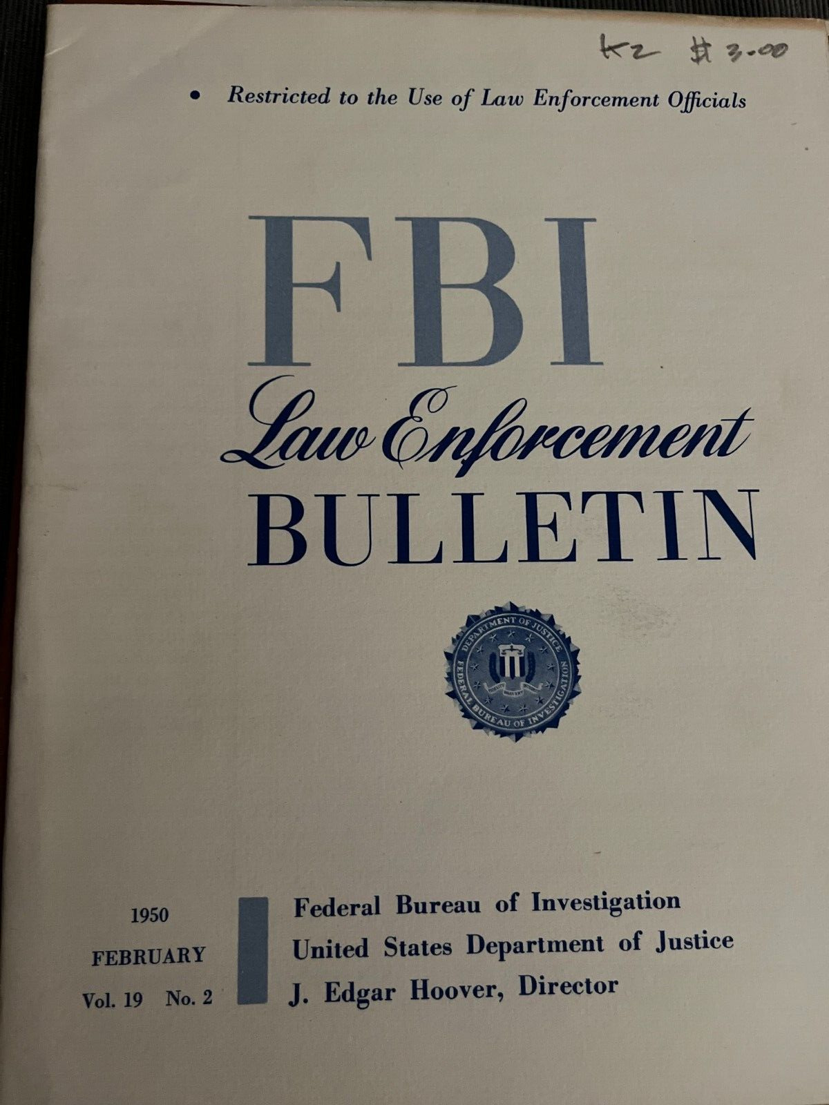 FBI Law Enforcement Bulletin July 1967 J Edgar Hoover Thomas Myron Selik wanted