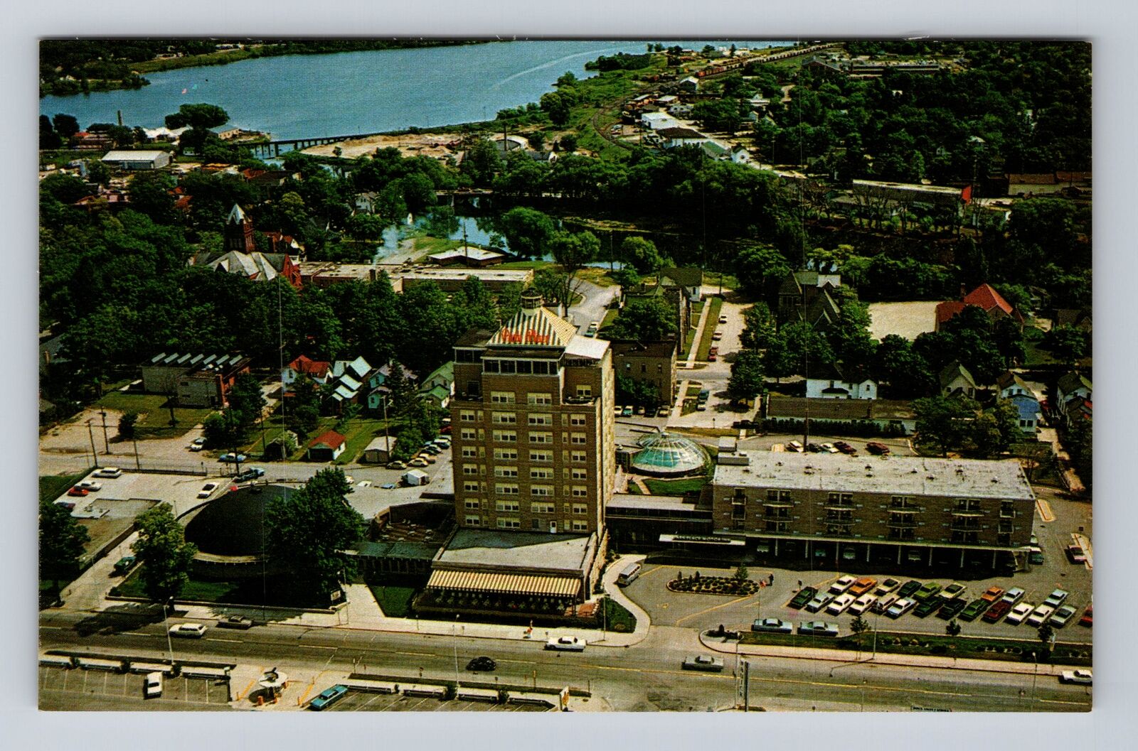 Traverse City MI-Michigan, Park Place Motor Inn, Advertising, Vintage Postcard