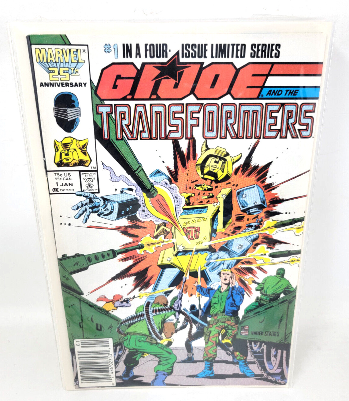 G.I. JOE AND THE TRANSFORMERS #1 *1987* 6.5 NEWSSTAND GI JOE
